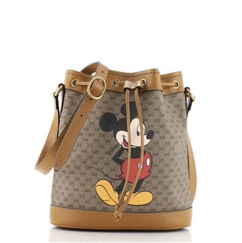 gucci mickey mouse bucket bag price|gucci backpack mickey mouse.